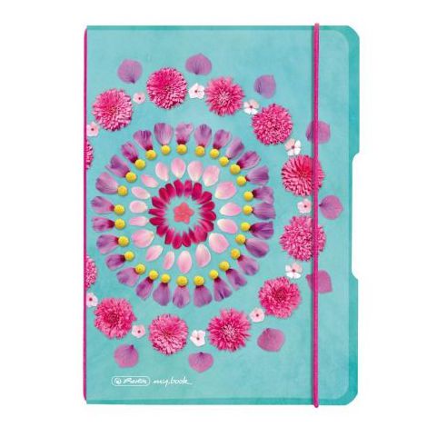 Notatnik Herlitz My.Book Flex Flowers A5/40 kratka